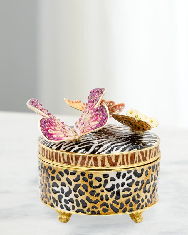 Jungle Box with Butterflies